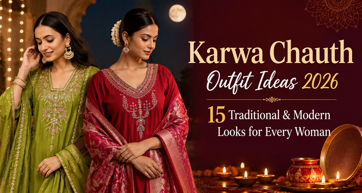 Karwa Chauth Outfit Ideas 2026: 15 Traditional & Modern Looks for Every Woman