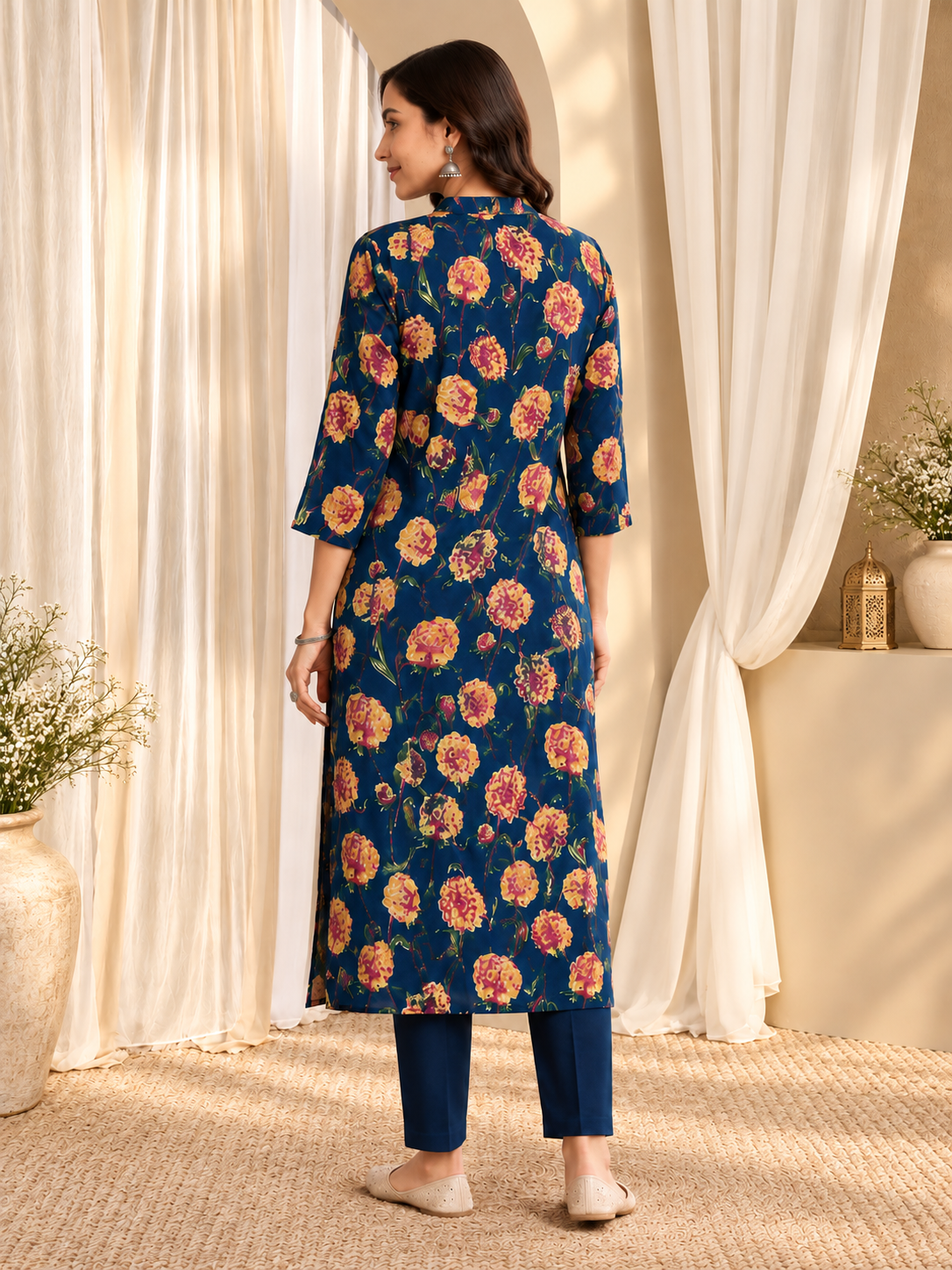 Women Floral Printed Floral Kurta