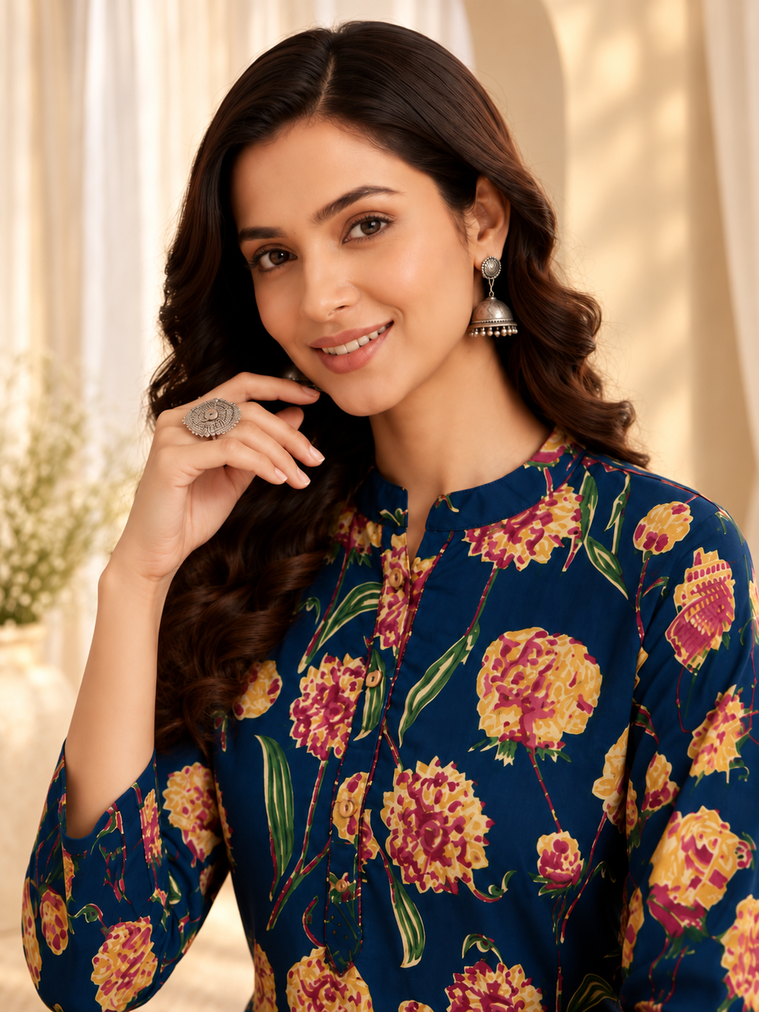 Women Floral Printed Floral Kurta