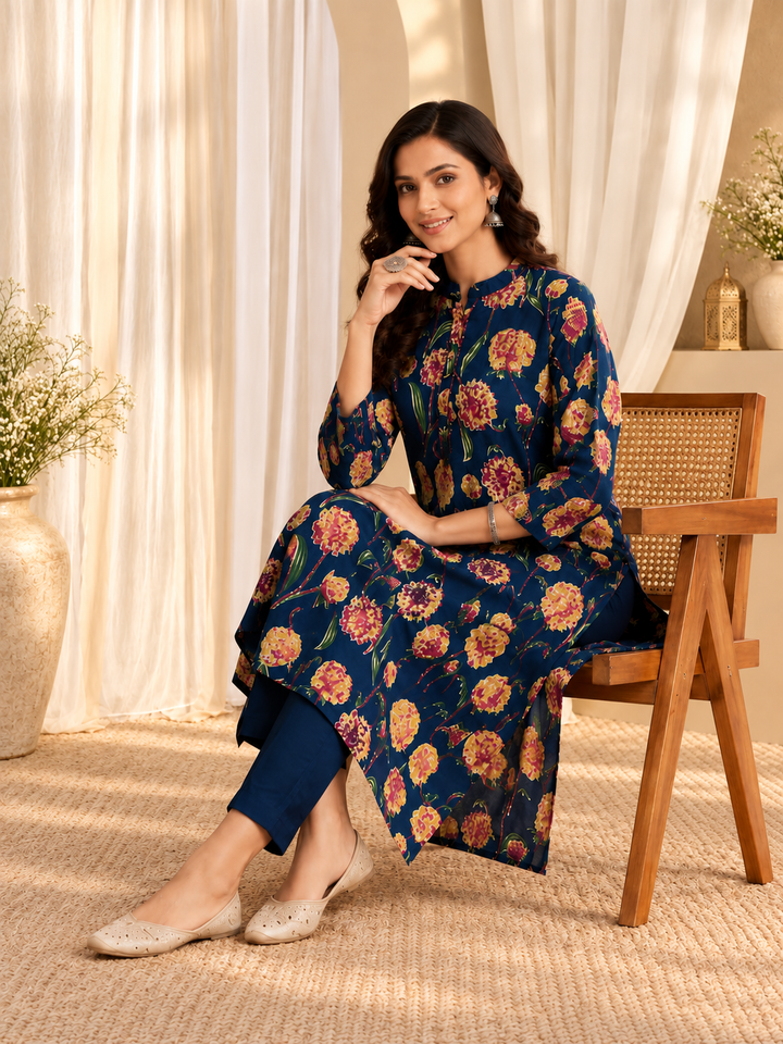 Women Floral Printed Floral Kurta